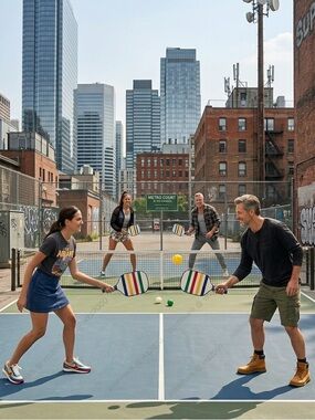 Hudson’s Bay HBC Stripes Pickleball Set